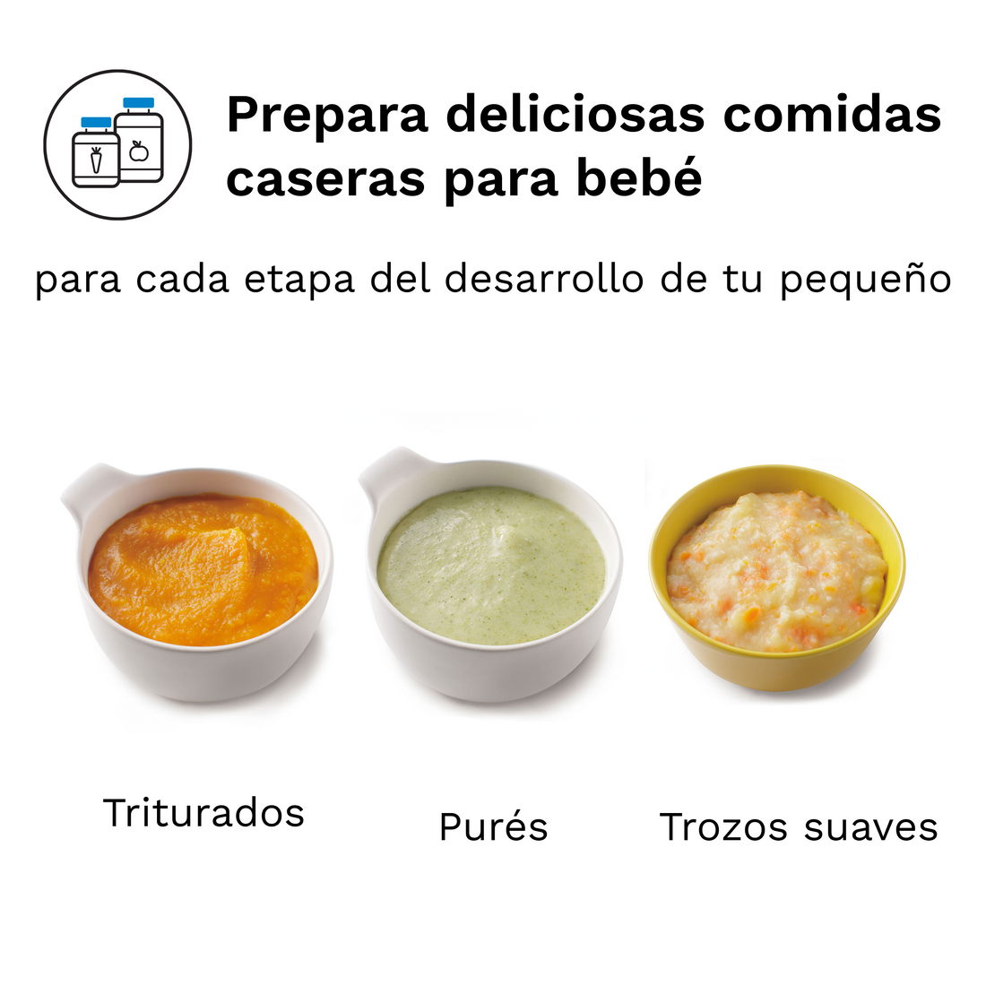 Baby Brezza Food Maker Deluxe, Robot De Cocina Descongela, Cocina y Tritura