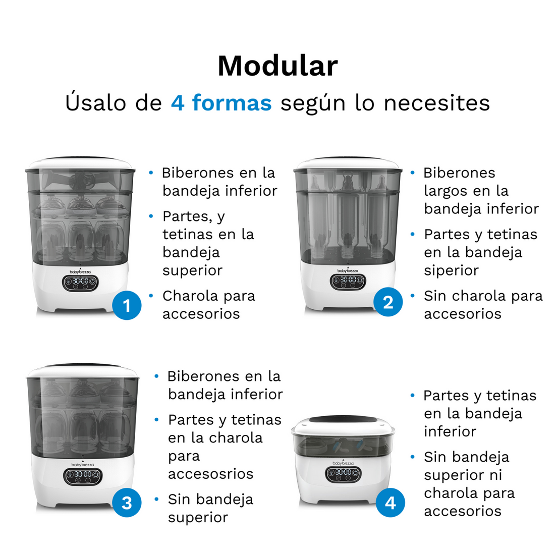 Baby Brezza Esterilizador Y Secador De Biberones En Un Sólo Paso
