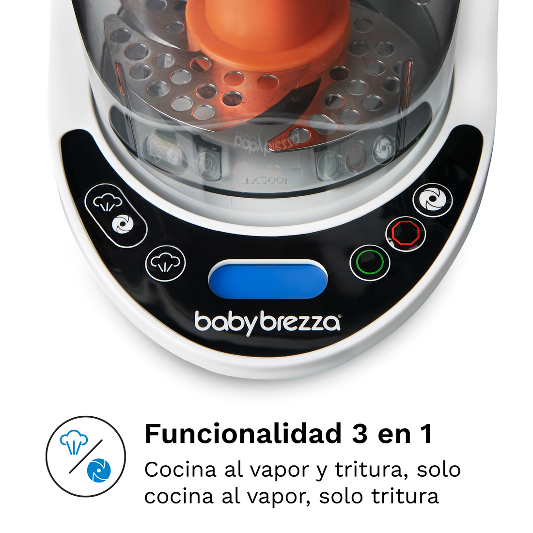 Baby Brezza Food Maker Deluxe, Robot De Cocina Descongela, Cocina y Tritura