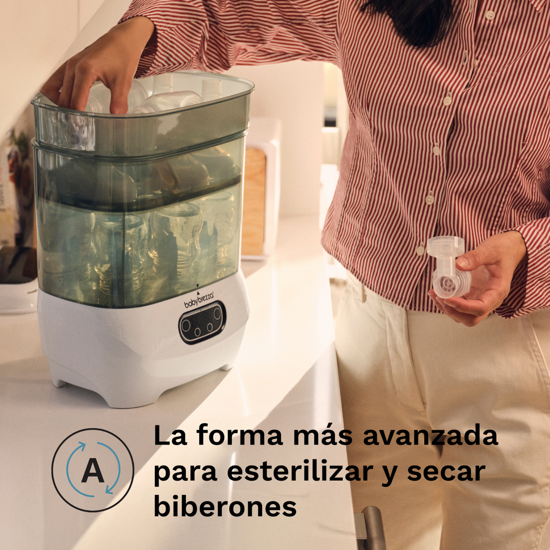 Baby Brezza Esterilizador Y Secador De Biberones En Un Sólo Paso