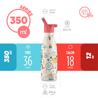 Cool Bottles Botella Termo Infantil Messy Robots 350ml
