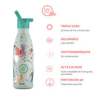 Cool Bottles Botella Termo Infantil Princess Kingdom 350ml
