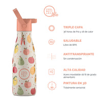 Cool Bottles Botella Termo Infantil Fruit Salad 260ml