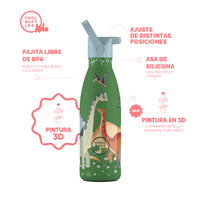 Cool Bottles Botella Termo Infantil Jurassic Era 350ml