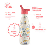 Cool Bottles Botella Termo Infantil Messy Robots 350ml