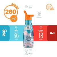 Cool Bottles Botella Termo Infantil Sea World 260ml