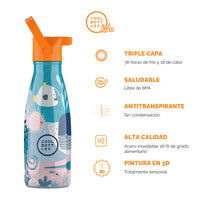 Cool Bottles Botella Termo Infantil Sea World 260ml