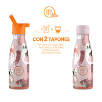Cool Bottles Botella Termo Infantil Panda Gang 260ml
