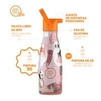 Cool Bottles Botella Termo Infantil Panda Gang 260ml