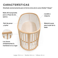Stokke Forro de Malla para Cuna Sleepi V3