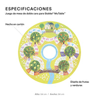 Stokke® MuTable™ Tablero de juego, Frutas y Verduras