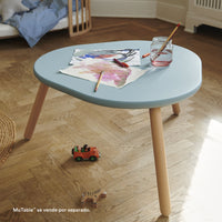Stokke MuTable Funda de Silicón para Mesa, Azul Pizarra