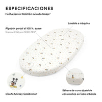 Sábana Bajera Stokke Sleepi Bed V3, Mickey Celebration