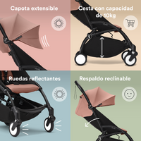 Cochecito Stokke® YOYO³ Negro con 6+ Color Pack