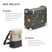 Kit de viaje Stokke® JetKids™, Midnight Grey