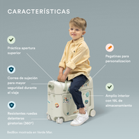 Maleta infantil Stokke® JetKids™ BedBox™ Midnight Grey
