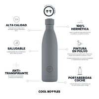Cool Bottles Botella Termo Pastel Grey 750ml