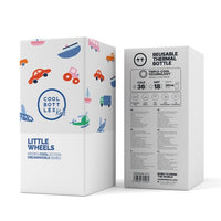 Cool Bottles Botella Termo Kiddie Little Wheels 350 Ml