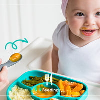 Bblüv Spoön Juego De Cucharas De Silicon Para Alimentos