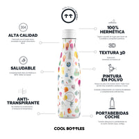 Cool Bottles Botella Termo Crazy Skulls 500ml