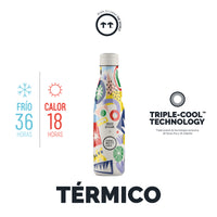 Cool Bottles Botella Termo Electric Garden 500ml