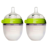 Comotomo Biberón Tacto Natural Flujo Lento 0-3 Meses 150 Ml 2 piezas