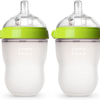 Comotomo Biberón Tacto Natural Flujo Medio 3-6 Meses 250 Ml 2 Piezas