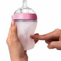 Comotomo Biberón Tacto Natural Flujo Medio 3-6 Meses 250 Ml 2 Piezas