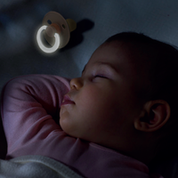 Bibs Chupones De Látex Brillan En La Oscuridad 6-18 meses