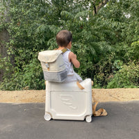 JetKids de Stokke, Maleta de Viaje convertible en cama de avión más BackPack