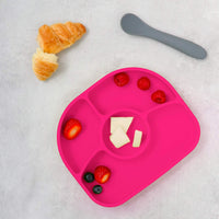 Bblüv Yümi Juego De Plato Y Cuchara De Silicon