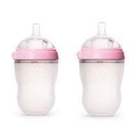 Comotomo Biberón Tacto Natural Flujo Medio 3-6 Meses 250 Ml 2 Piezas