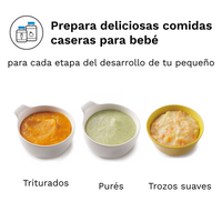 Baby Brezza Food Maker Deluxe, Robot De Cocina Descongela, Cocina y Tritura