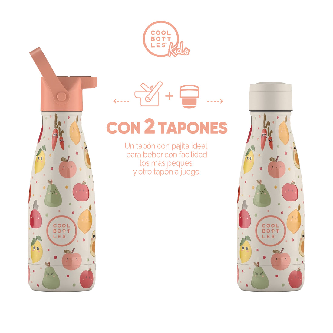 Cool Bottles Botella Termo Infantil Fruit Salad 260ml