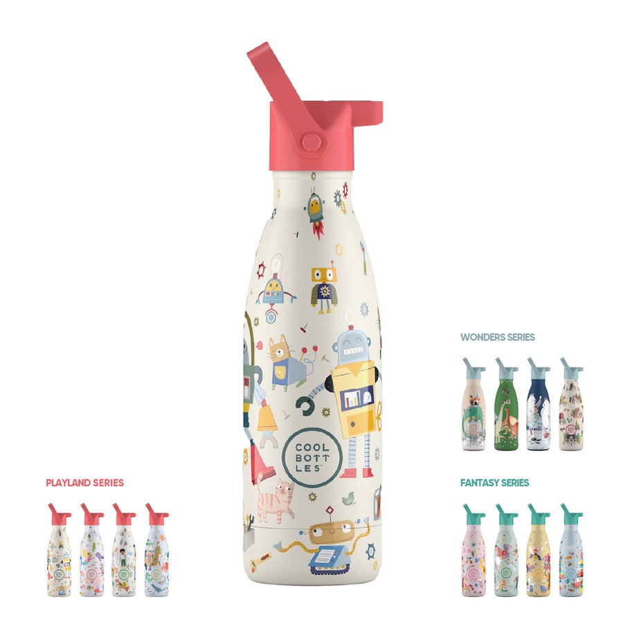 Cool Bottles Botella Termo Infantil Messy Robots 350ml
