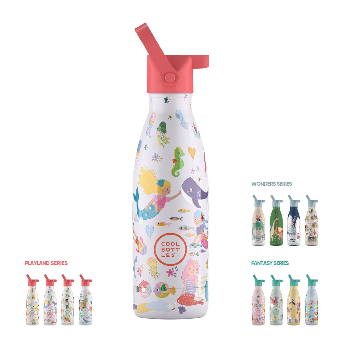 Cool Bottles Botella Termo Infantil Sweet Mermaids 350ml