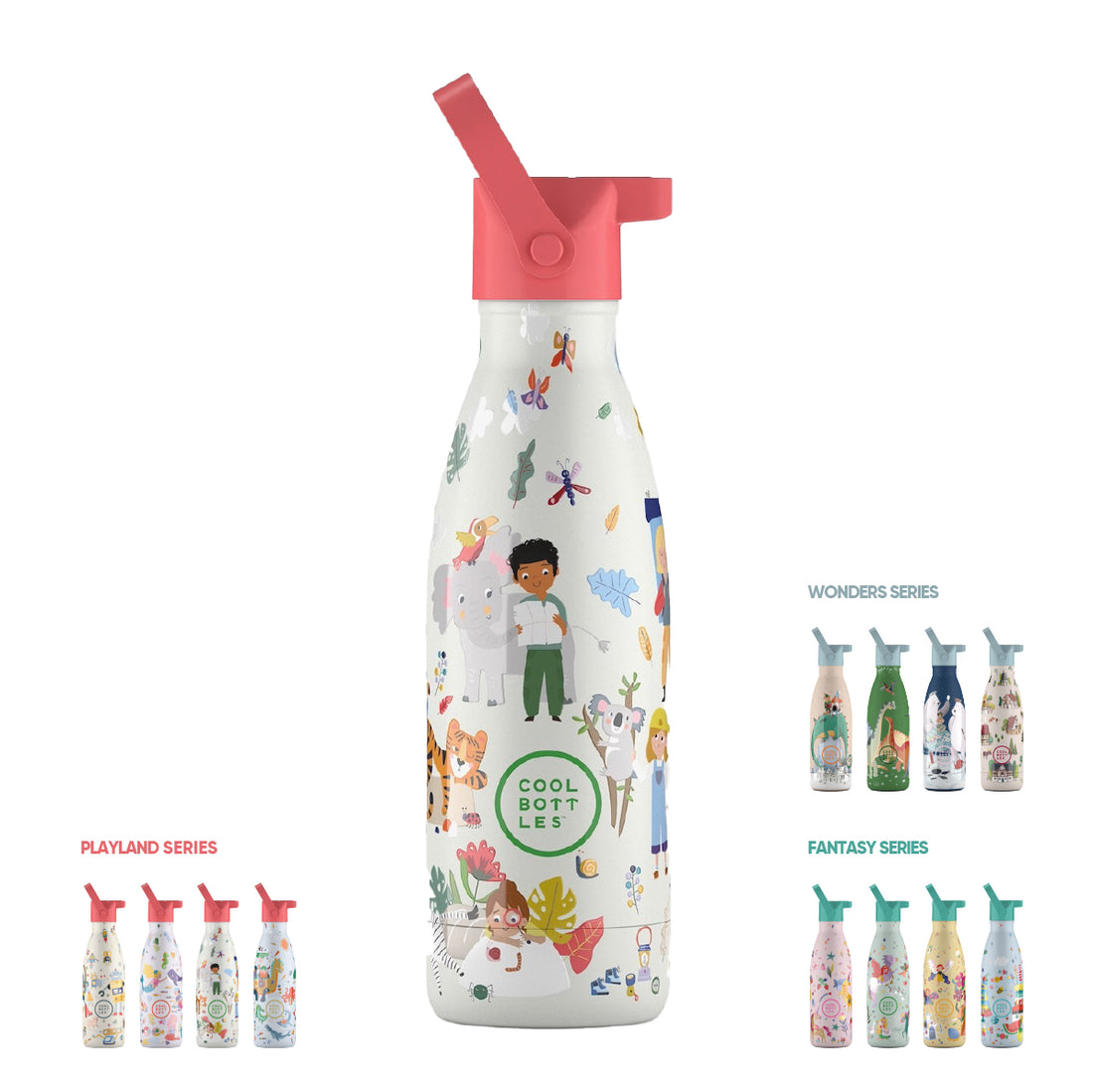 Cool Bottles Botella Termo Infantil Curious Explorers 350ml