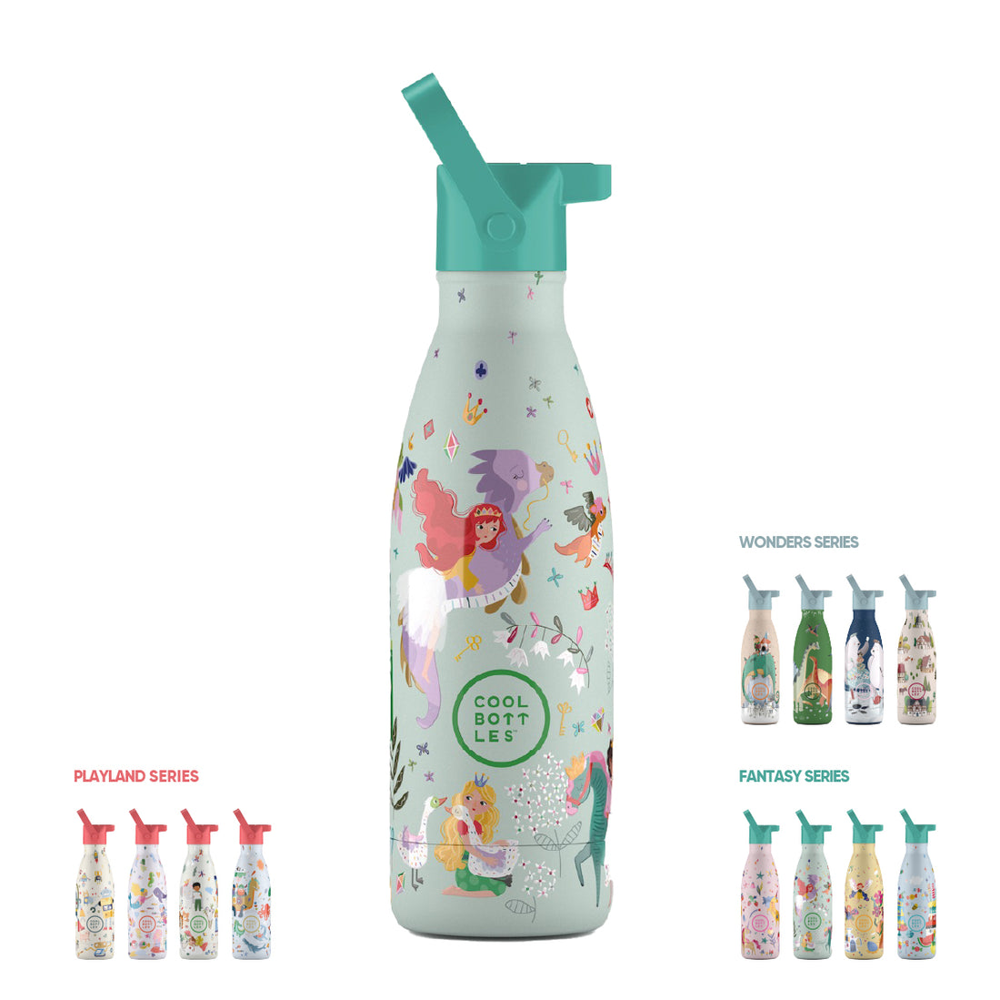 Cool Bottles Botella Termo Infantil Princess Kingdom 350ml