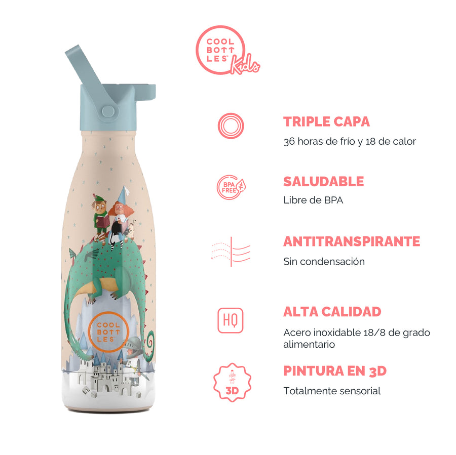 Cool Bottles Botella Termo Infantil Dragon Dreams 350ml