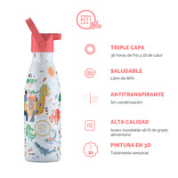 Cool Bottles Botella Termo Infantil Brave Vikings 350ml