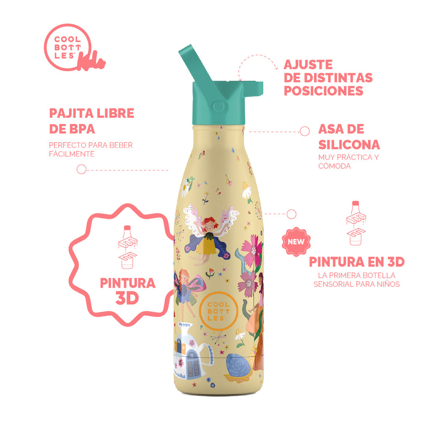 Cool Bottles Botella Termo Infantil Magical Fairies 350ml