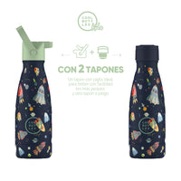 Cool Bottles Botella Termo Infantil Space Rockets 260ml