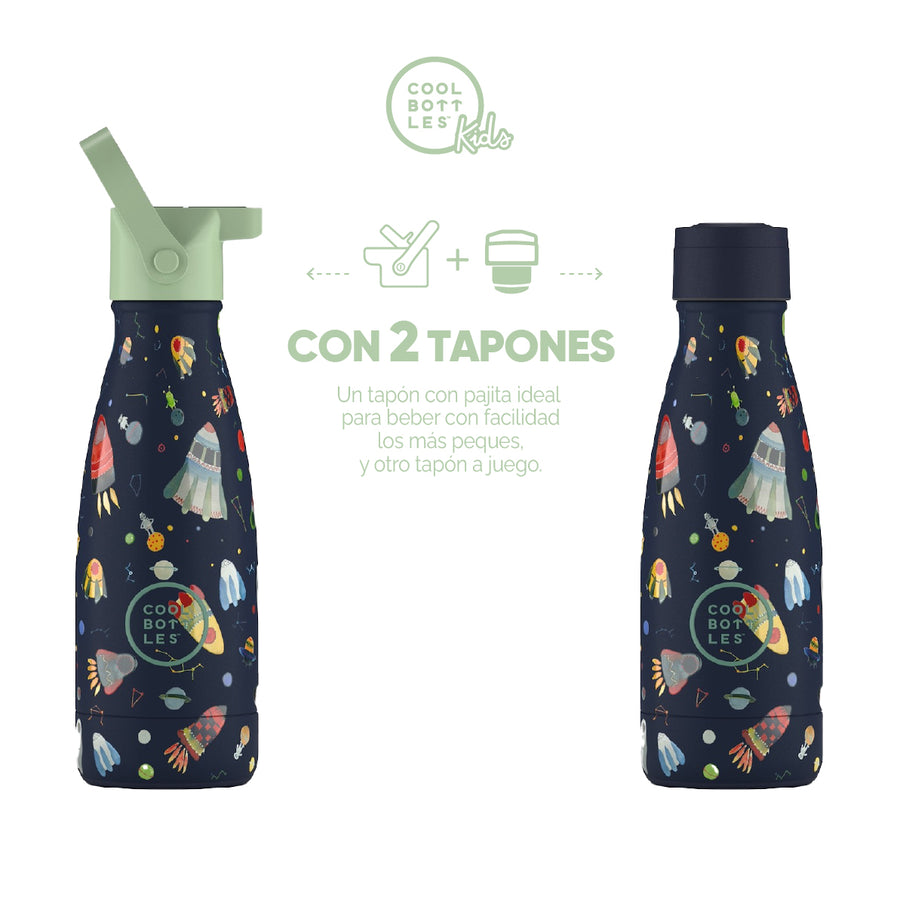 Cool Bottles Botella Termo Infantil Space Rockets 260ml