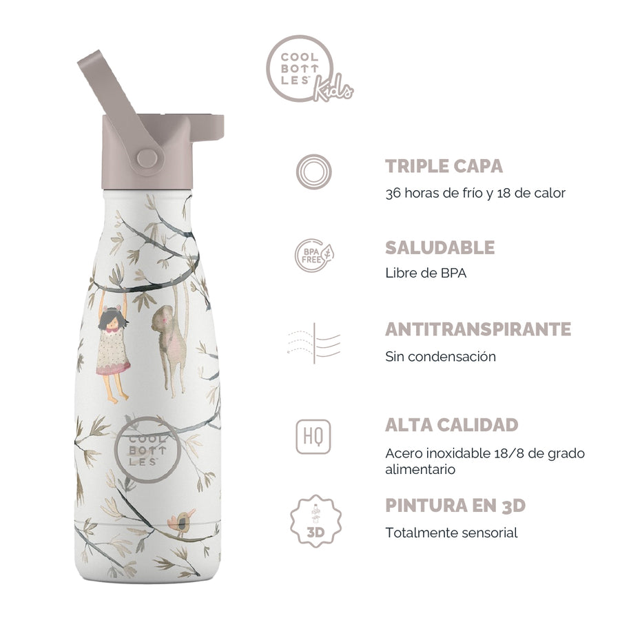 Cool Bottles Botella Termo Infantil Hanging Friends 260ml