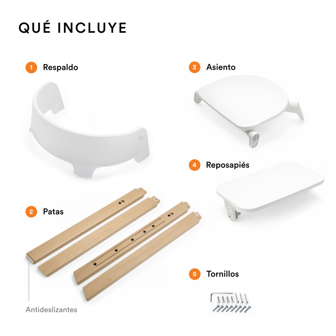 Stokke Silla Steps Con Accesorios