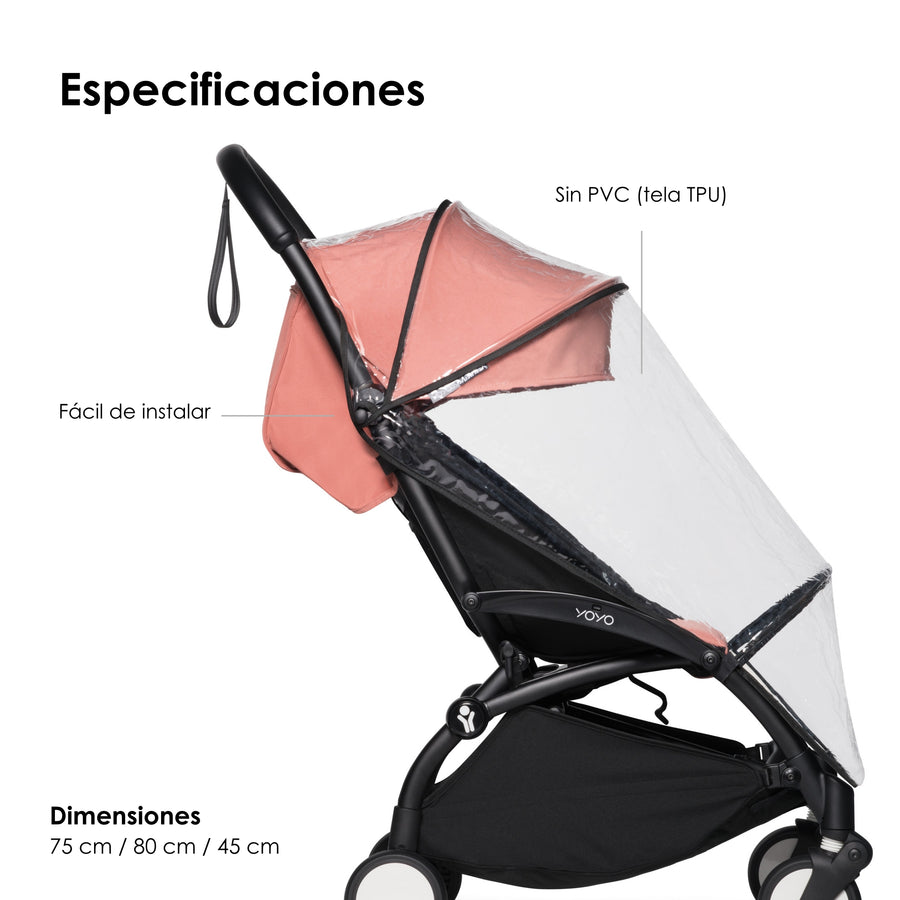 Protector de lluvia BABYZEN YOYO para Pack 6+ Color