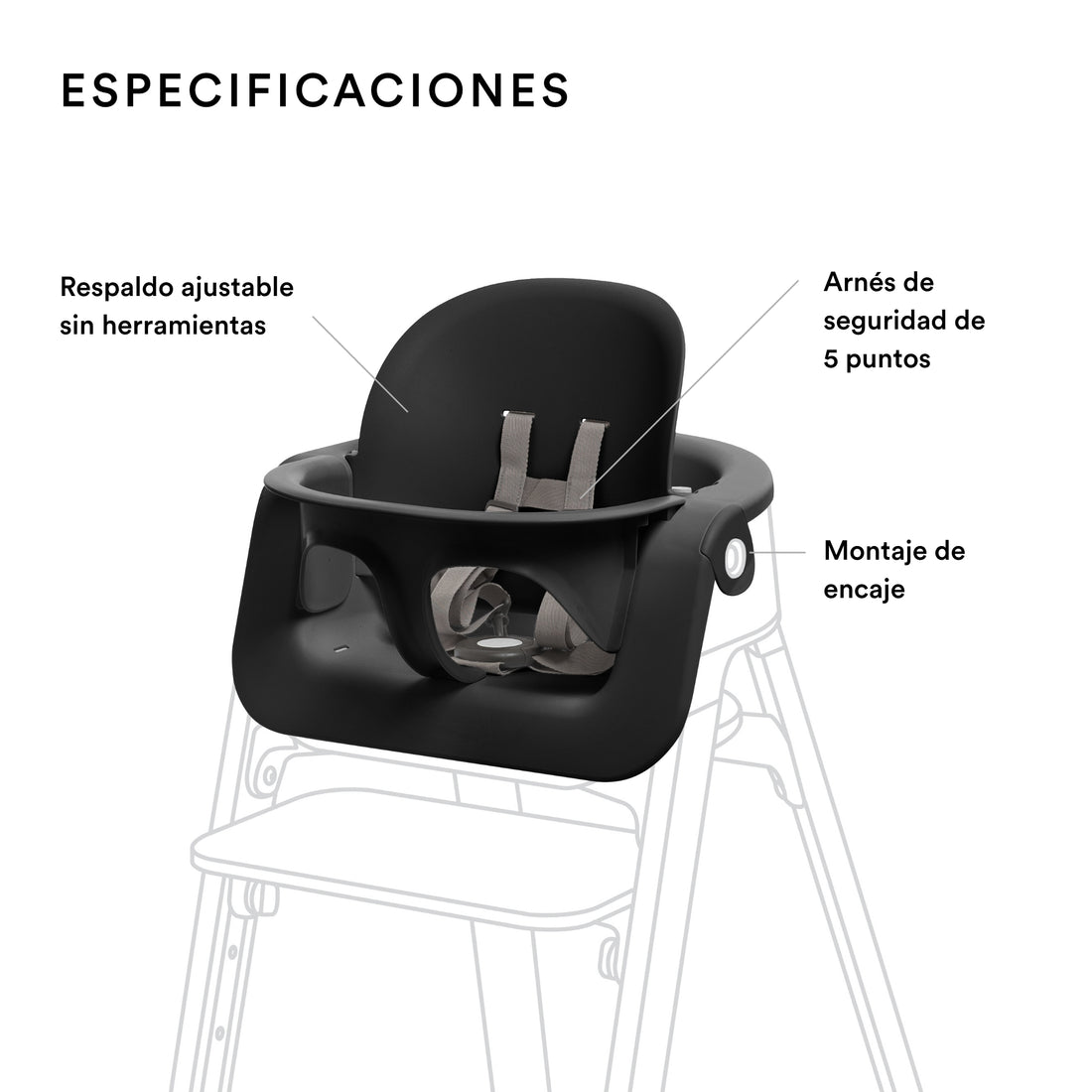 Stokke Silla Steps Con Accesorios