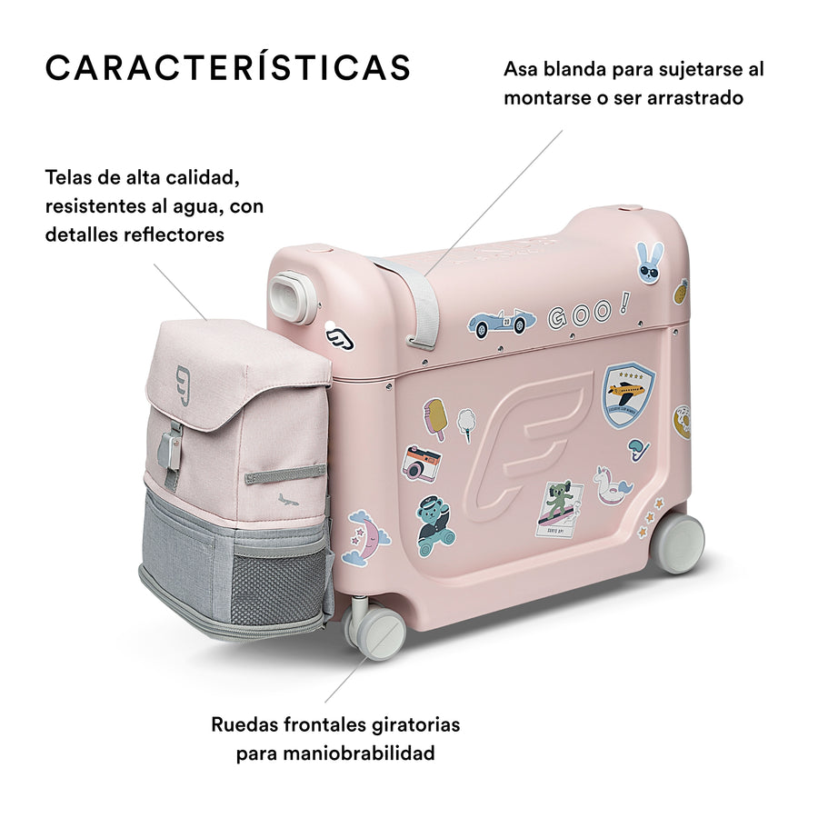 JetKids de Stokke, Maleta de Viaje convertible en cama de avión más BackPack