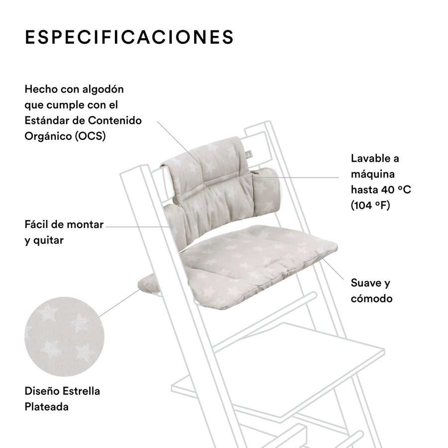 Stokke Tripp Trapp Paquete completo Newborn Set, Baby Set, Tray, Cojín y Arnes