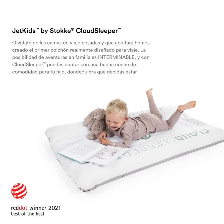 JetKids by Stokke CloudSleeper - Cama inflable de viaje para niños